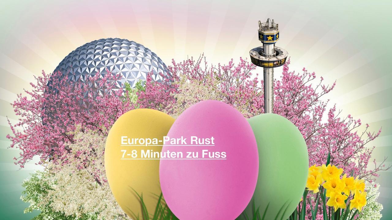 Gaestehaus Tante Tienchen 7 Minuten Zu Fuss Zum Europa Park , Plus Kostenloses Parkplatzticket Rulantica ,Alle Unsere Suiten Haben Einen Balkon Rust Dış mekan fotoğraf